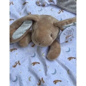 Guess How Much I Love You Bunny Baby Lovey Security Blanket Plush Knotted Corner